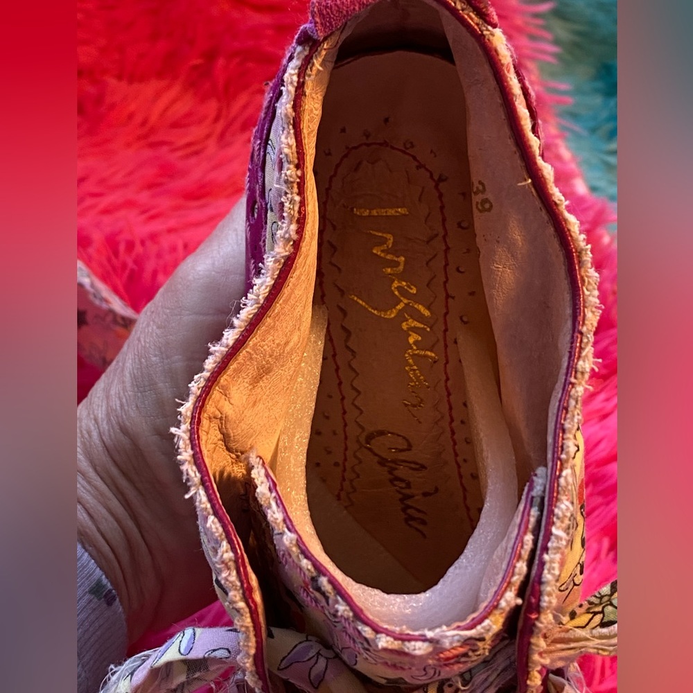 RESERVED 2010,”Iced Gem Abigail Bunny” hot pink bootie,box,free bag,8 - Picture 7 of 15
